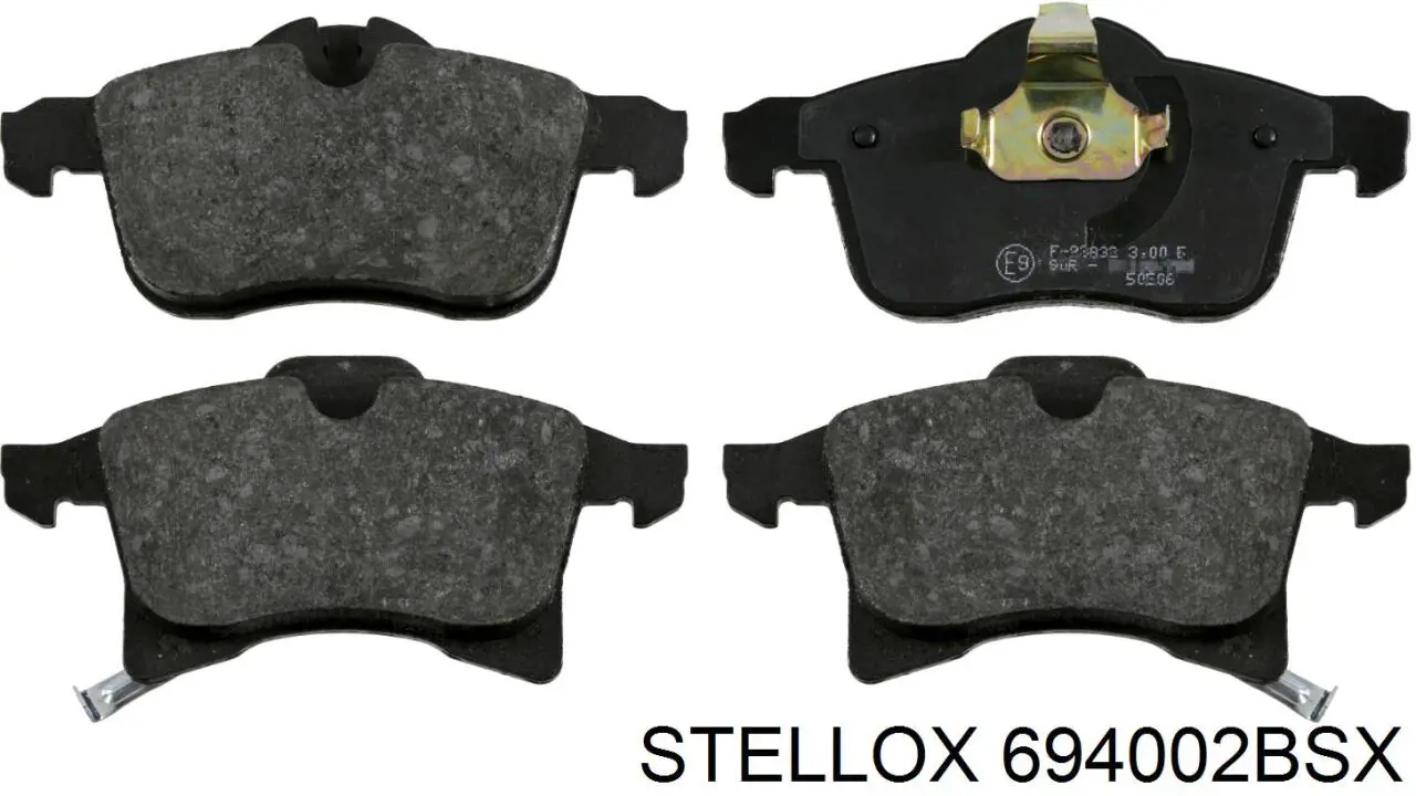 Купити 694002BSX Stellox Колодки гальмівні передні, дискові