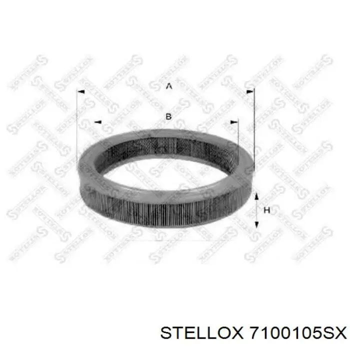 Купити 7100105SX Stellox Автомобільний фільтр повітря