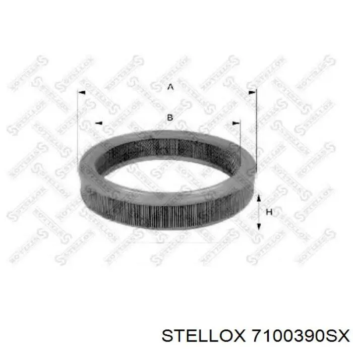 Купити 7100390SX Stellox Автомобільний фільтр повітря
