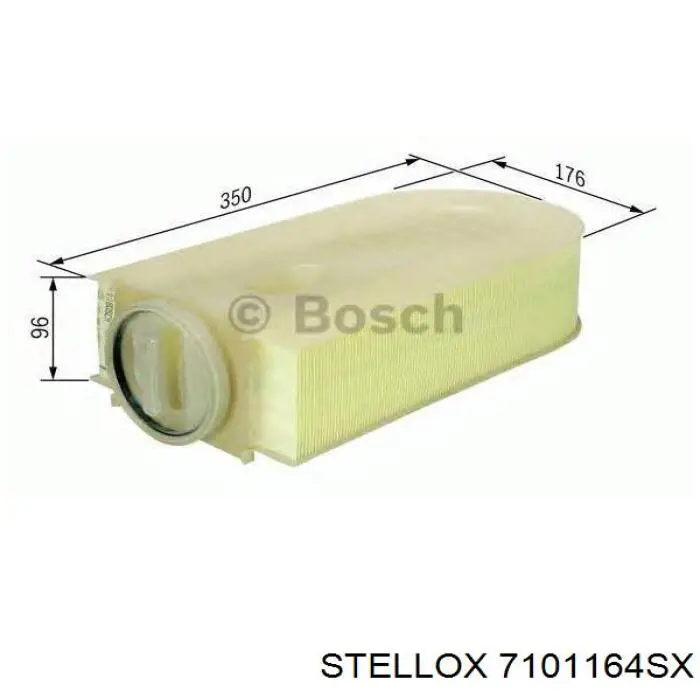 Елемент повітряного фільтра Stellox 7101164SX ціна, від 22.73 USD