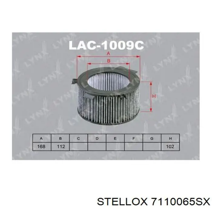 Фільтр салону 7110065SX Stellox
