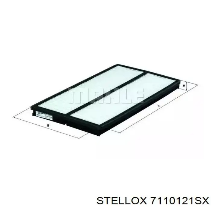 Купити 7110121SX Stellox Фільтр салону вугільний