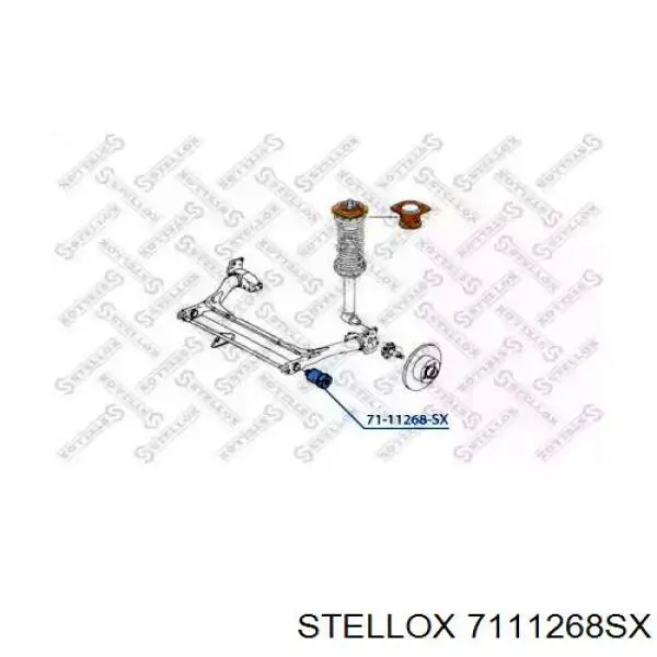 7111268SX Stellox сайлентблок задньої балки/підрамника
