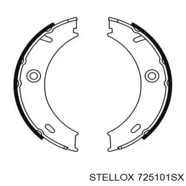 Колодки ручника A9044200220 VAG