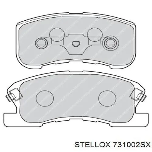 Колодки гальмівні передні, дискові 731002SX Stellox