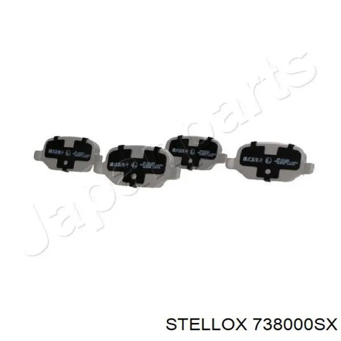 Купити 738000SX Stellox Задні колодки
