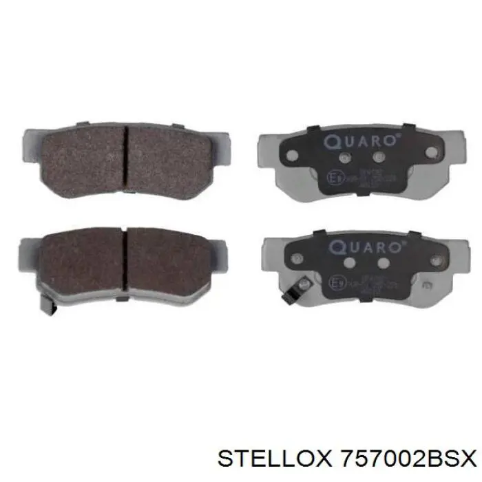 Купити 757002BSX Stellox Задні колодки