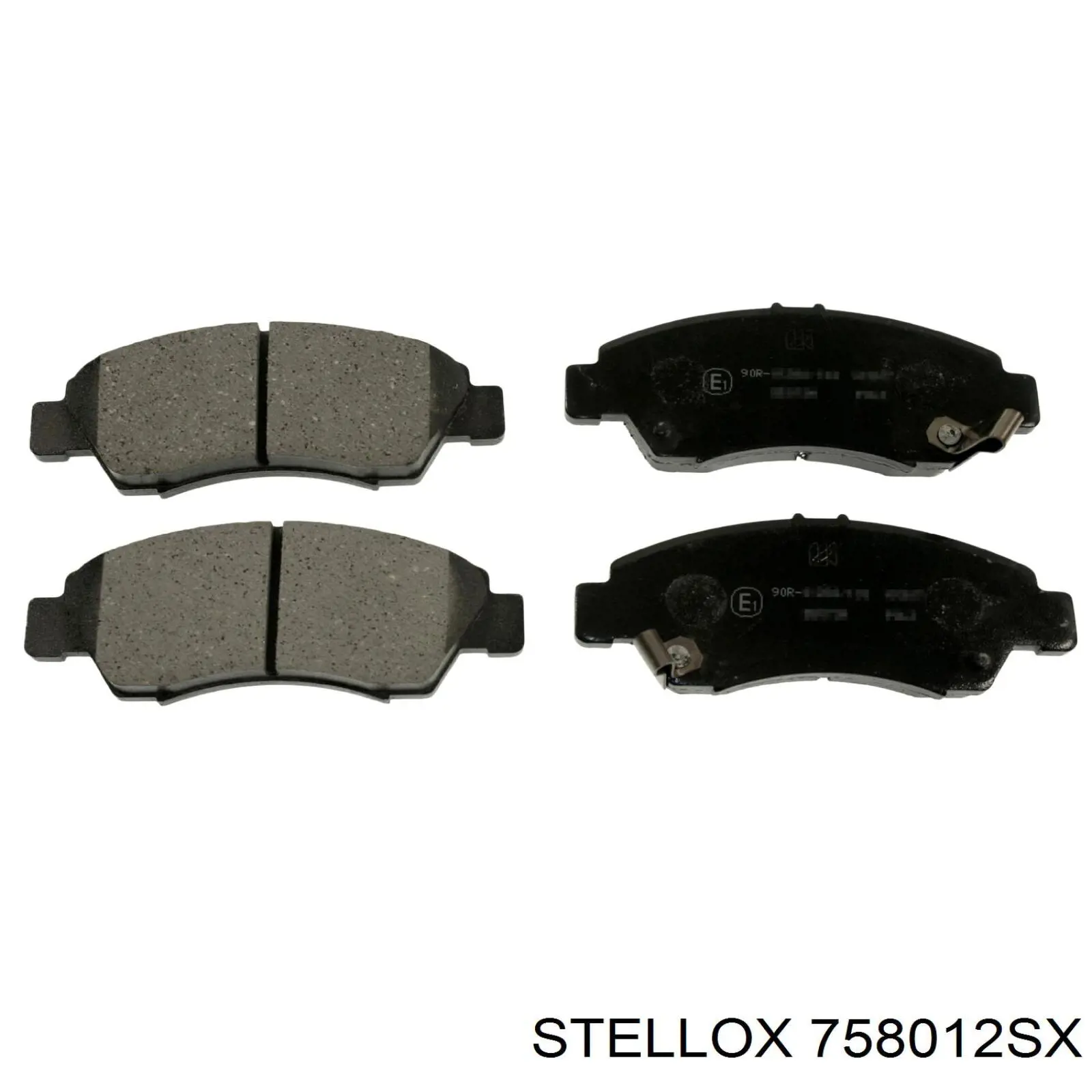 758012SX Stellox колодки гальмівні передні, дискові