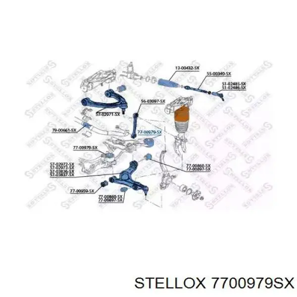 Сайлентблок переднього підрамника VAG 7L0499035