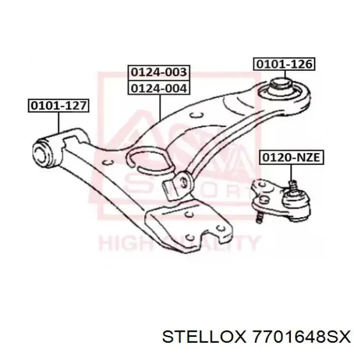 Сайлентблок переднього важеля T112909080INF InA-For