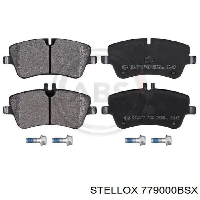 Передні тормозні колодки 779000BSX Stellox