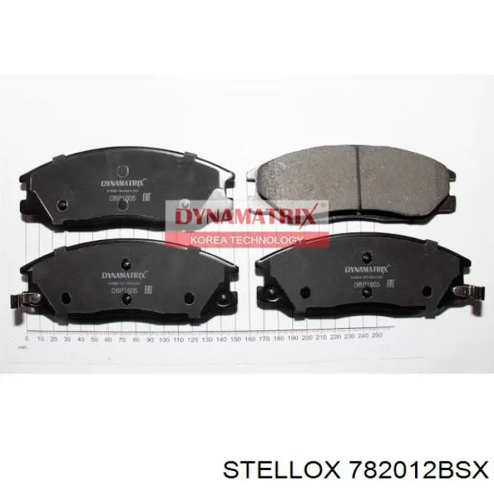 Купити 782012BSX Stellox Колодки гальмівні передні, дискові