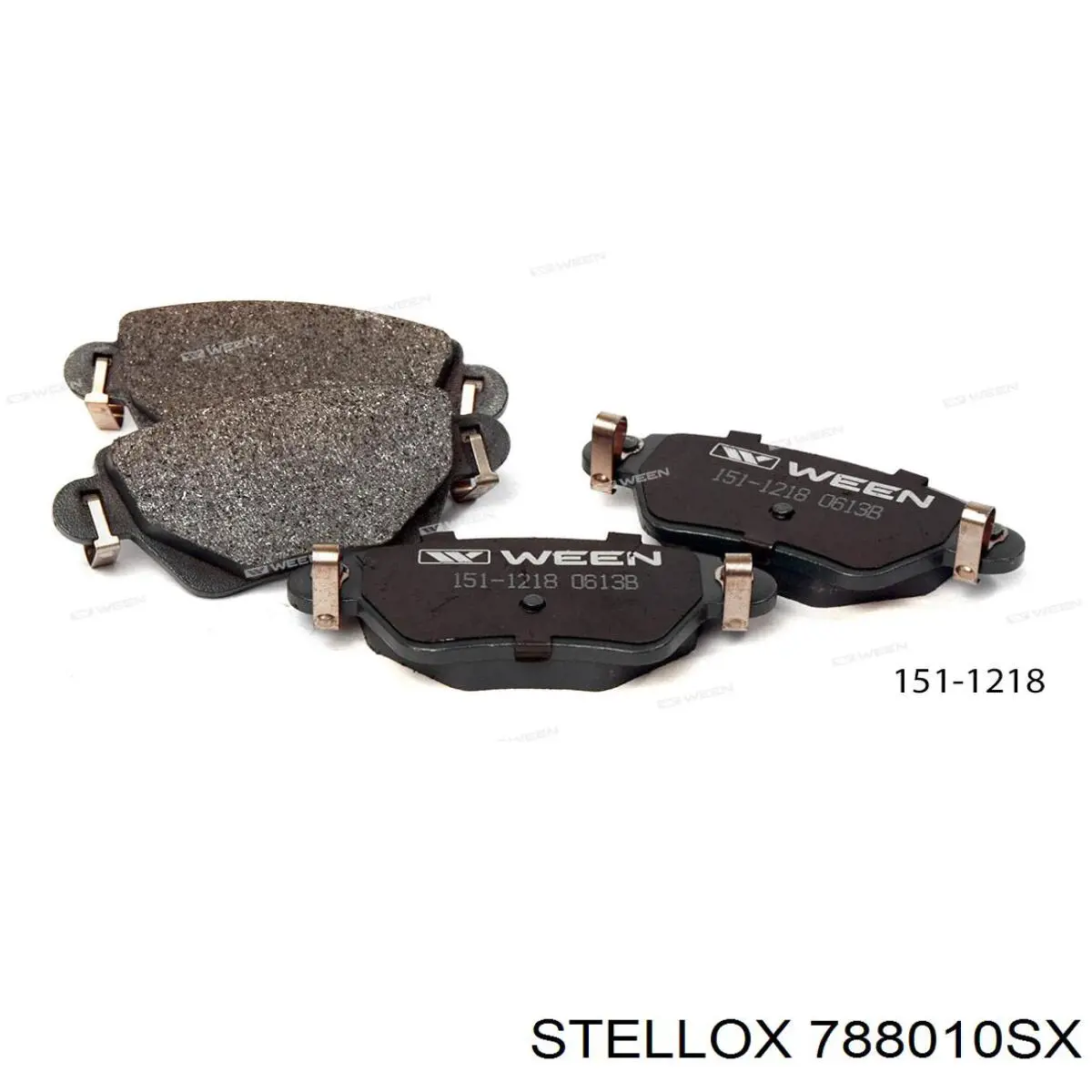 Купити 788010SX Stellox Задні колодки