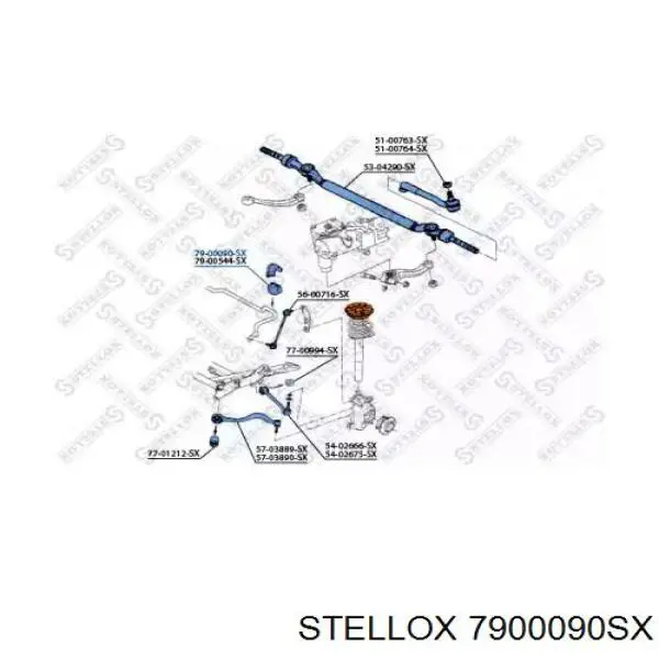 Втулка переднього стабілізатора FBX1101 Caster