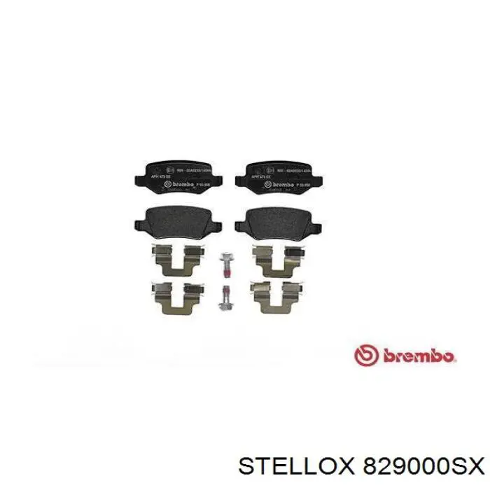 Задні гальмівні колодки 829000SX Stellox