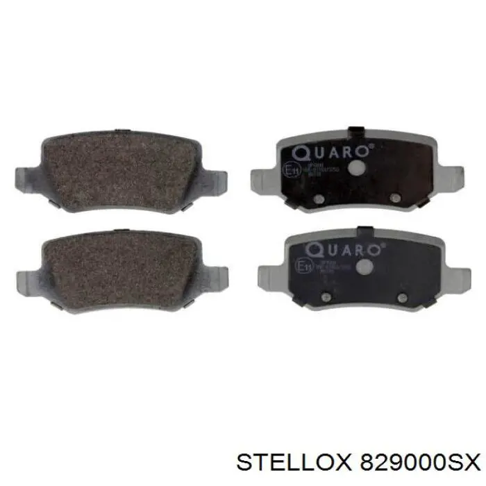 829000SX Stellox Колодки гальмівні задні, дискові