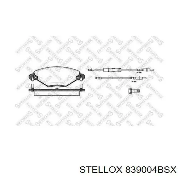 Гальмівні колодки Stellox 839004BSX ціна, від 33.91 USD