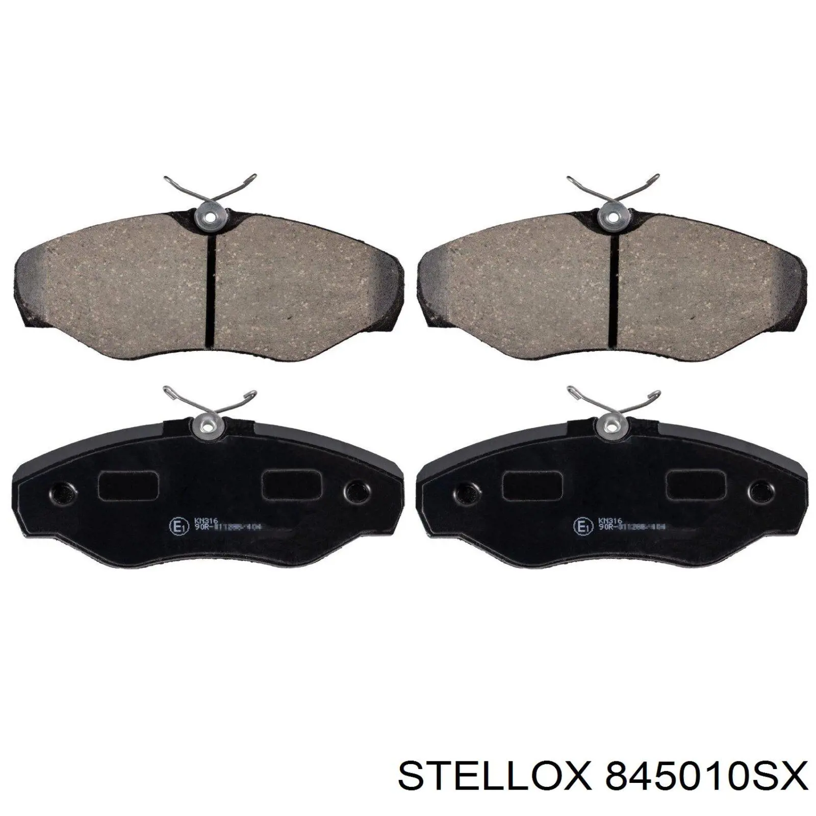 Купити 845010SX Stellox Колодки гальмівні передні, дискові