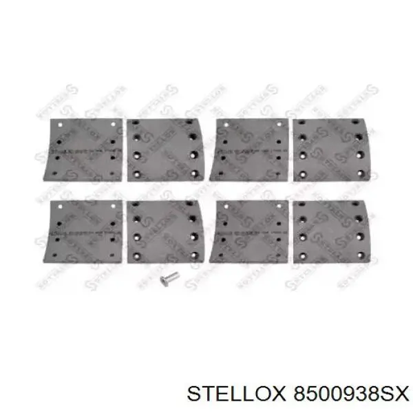 Купити 8500938SX Stellox Колодки гальмові задні, барабанні