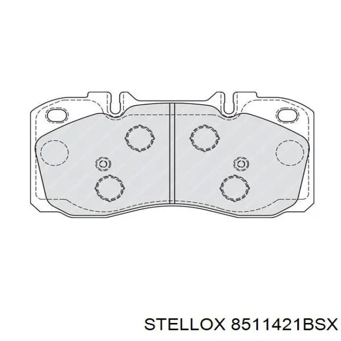 Тормозні колодки Hexen DBS2022