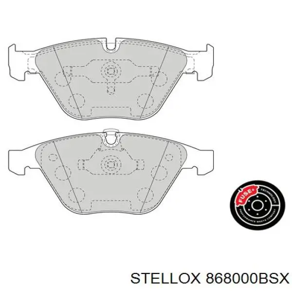 Передні тормозні колодки 868000BSX Stellox