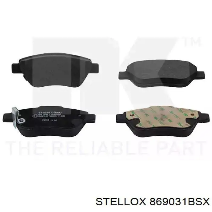 Купити 869031BSX Stellox Колодки гальмівні передні, дискові