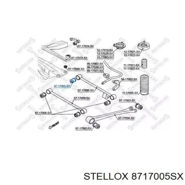 Сайлентблок заднього поперечного важеля, внутрішній Subaru Legacy 1 (BC) (Субару Легасі)