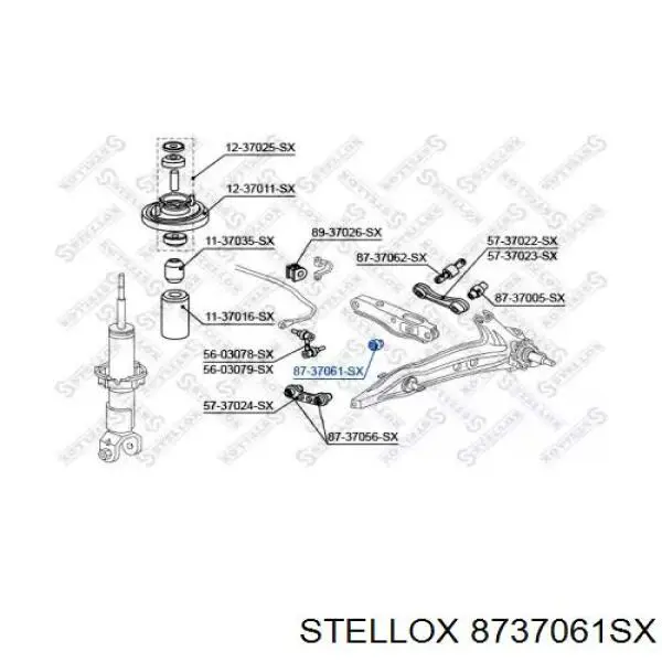 Сайлентблок амортизатора заднього RBI 52622SR3003 ціна, від 4.39 USD