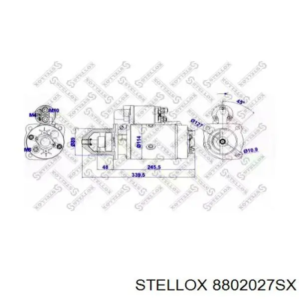 Стартер CS1474 REMA-PARTS