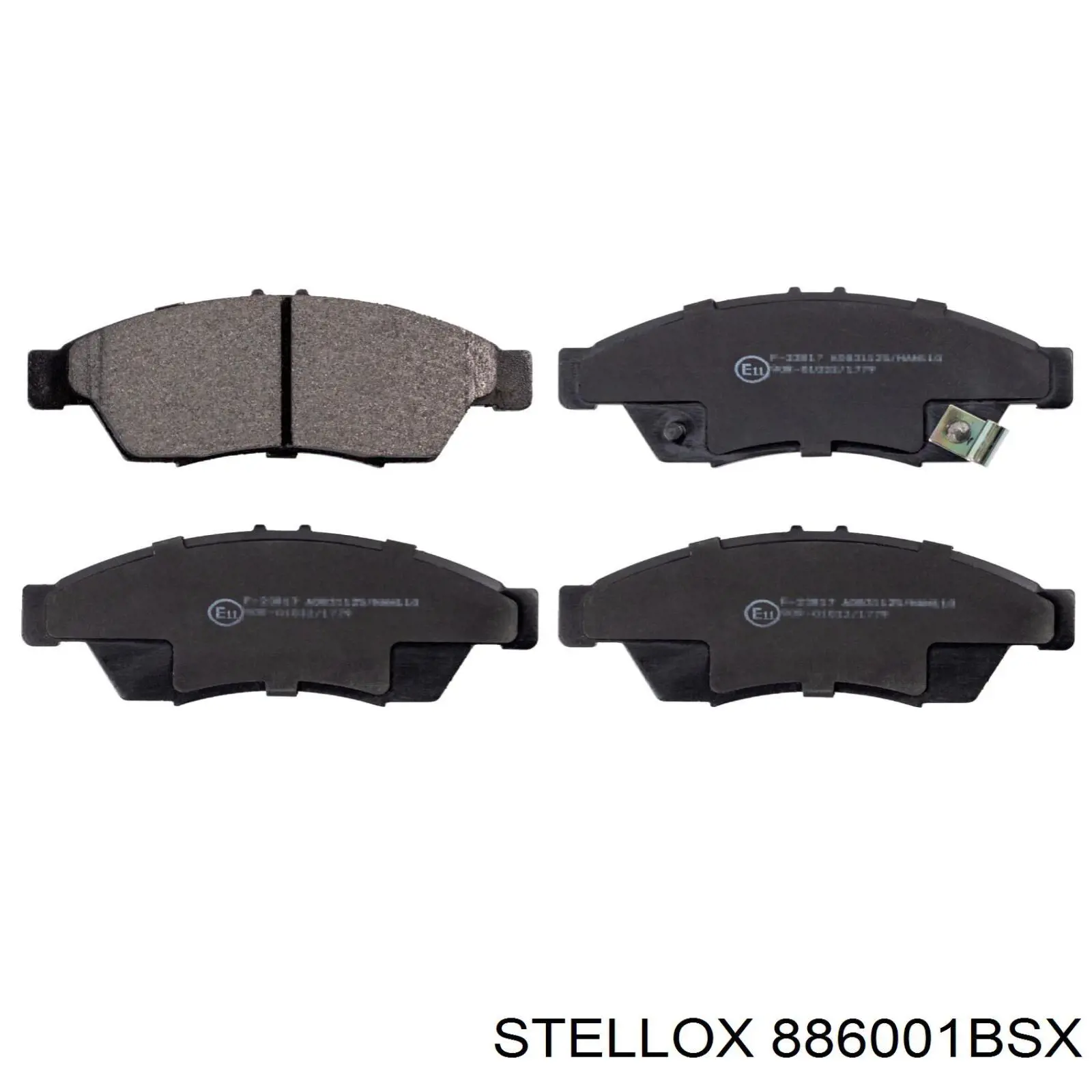 Гальмівні колодки Stellox 886001BSX ціна, від 25.61 USD