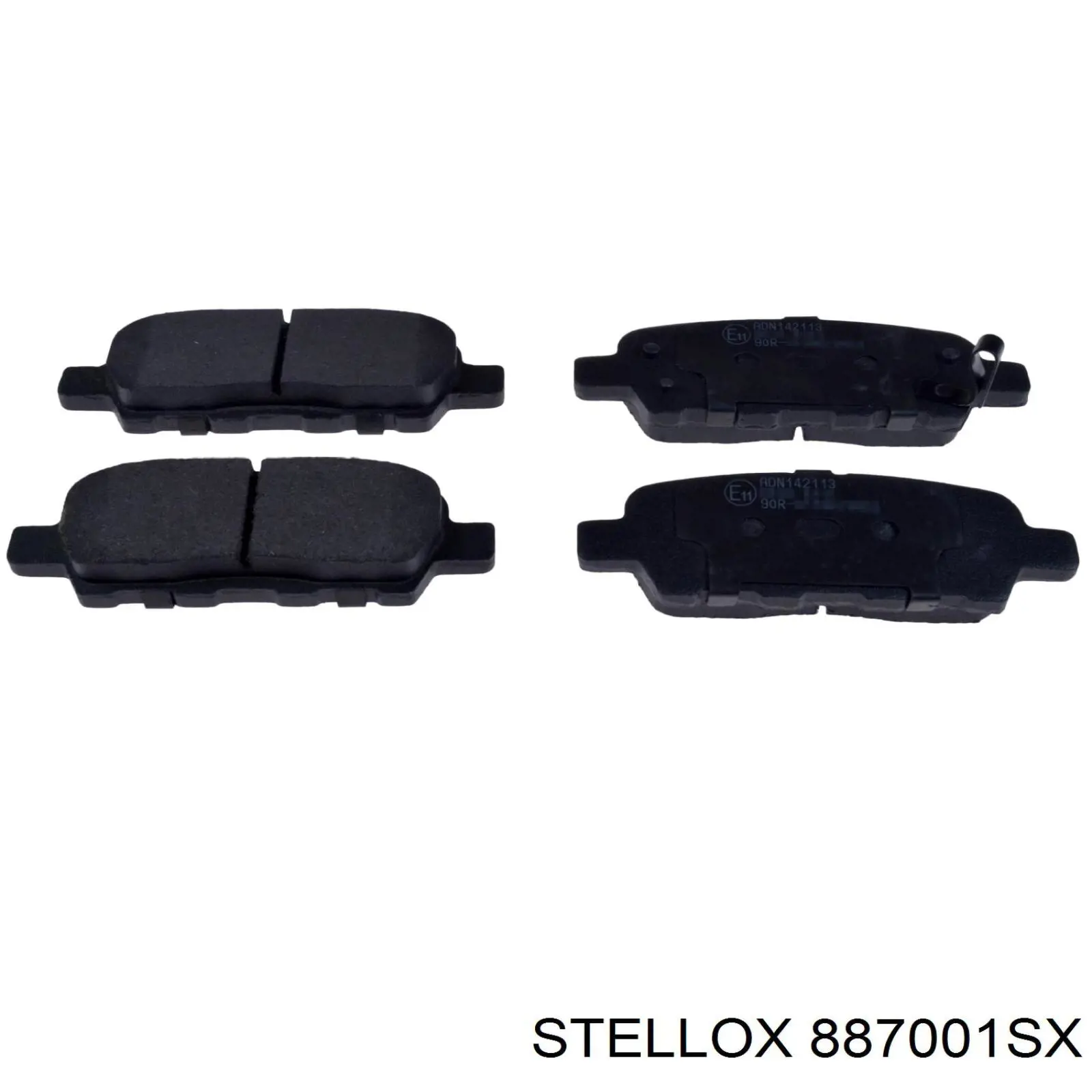 Купити 887001SX Stellox Задні колодки