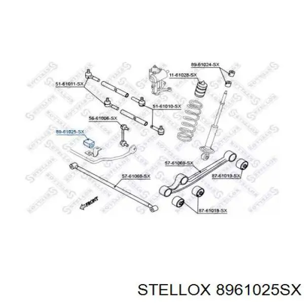 Подушка стабілізатора Suzuki 4241282A00 ціна, від 3.54 USD