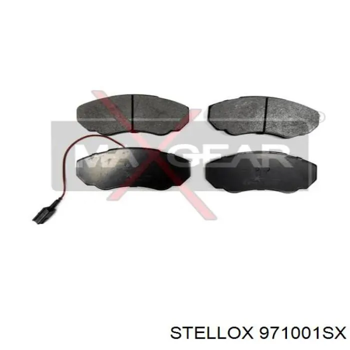 Купити 971001SX Stellox Колодки гальмівні передні, дискові