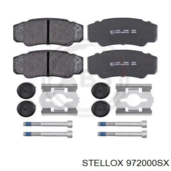 Задні гальмівні колодки Stellox 972000SX ціна, від 12.43 USD