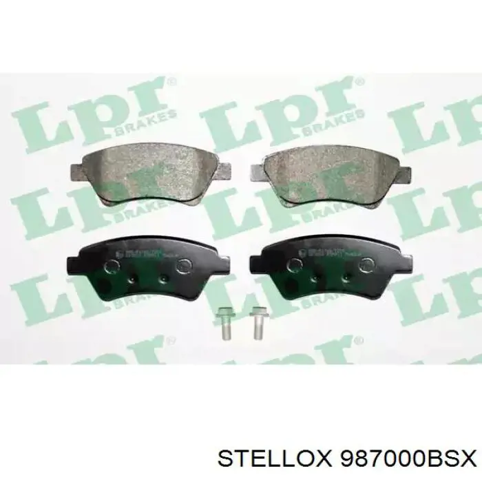 Передні тормозні колодки 987000BSX Stellox