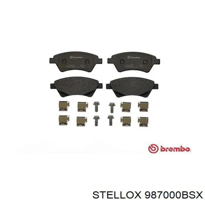 987000BSX Stellox Передні гальмівні колодки