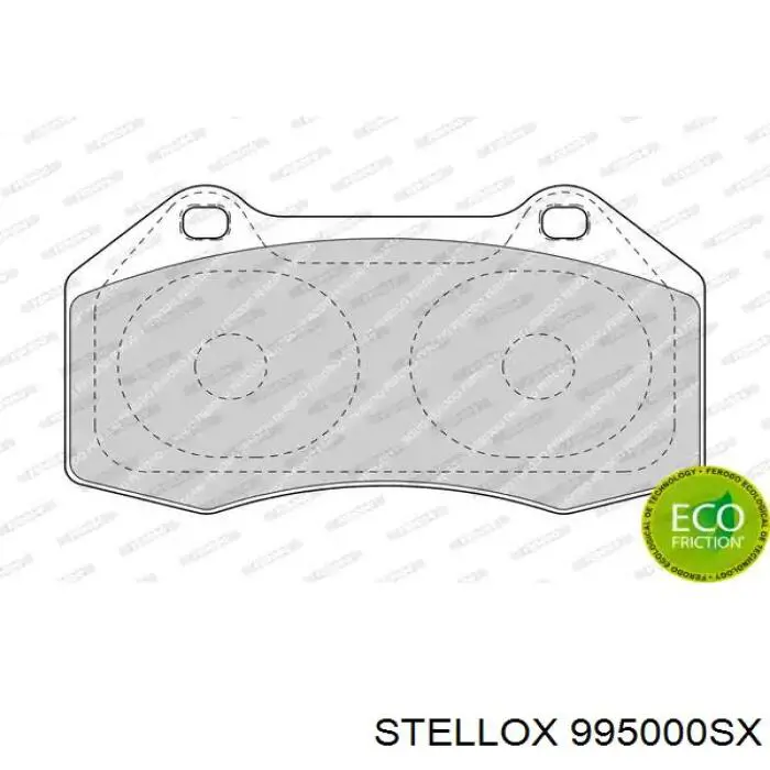 Тормозні колодки Stellox 995000SX