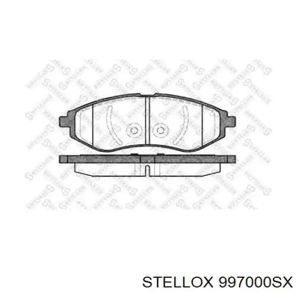 Гальмівні колодки Stellox 997000SX ціна, від 20.88 USD
