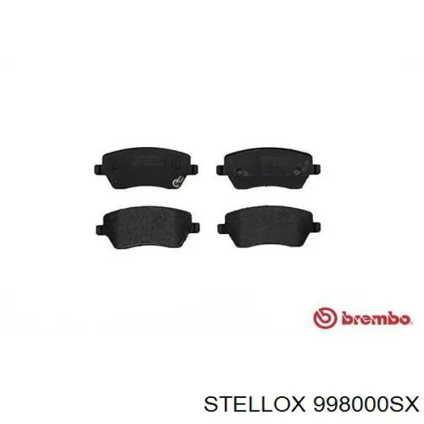 Купити 998000SX Stellox Колодки гальмівні передні, дискові