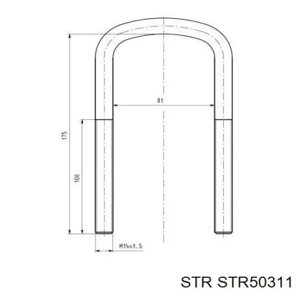 Стремянка ресори (TRUCK) Mercedes A6673515125 ціна, від 8.47 USD
