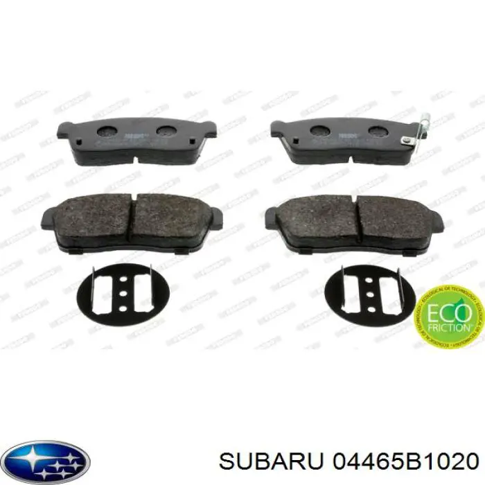 04465B1020 Subaru Передні гальмівні колодки