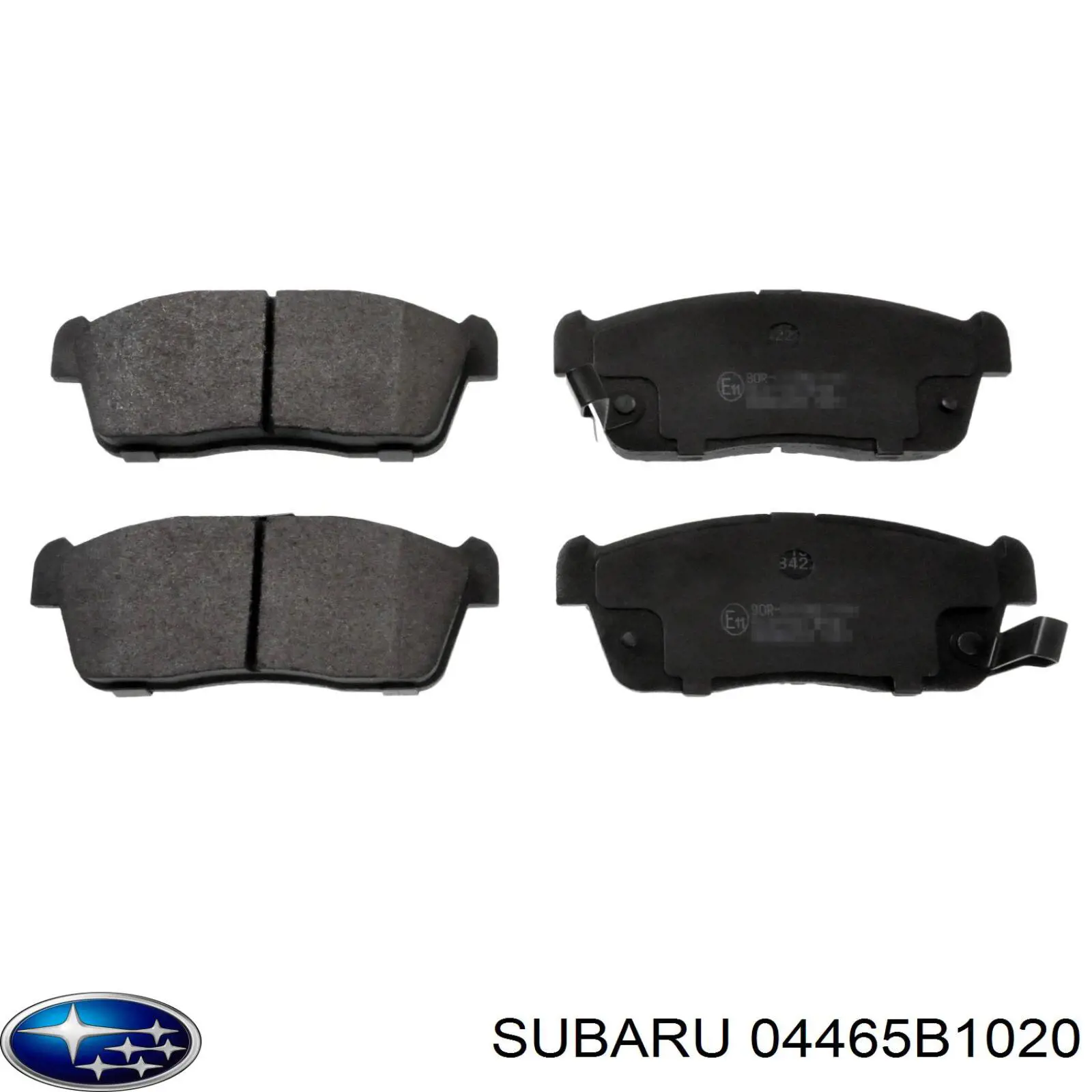 Колодки гальмівні передні, дискові 04465B1020 Subaru