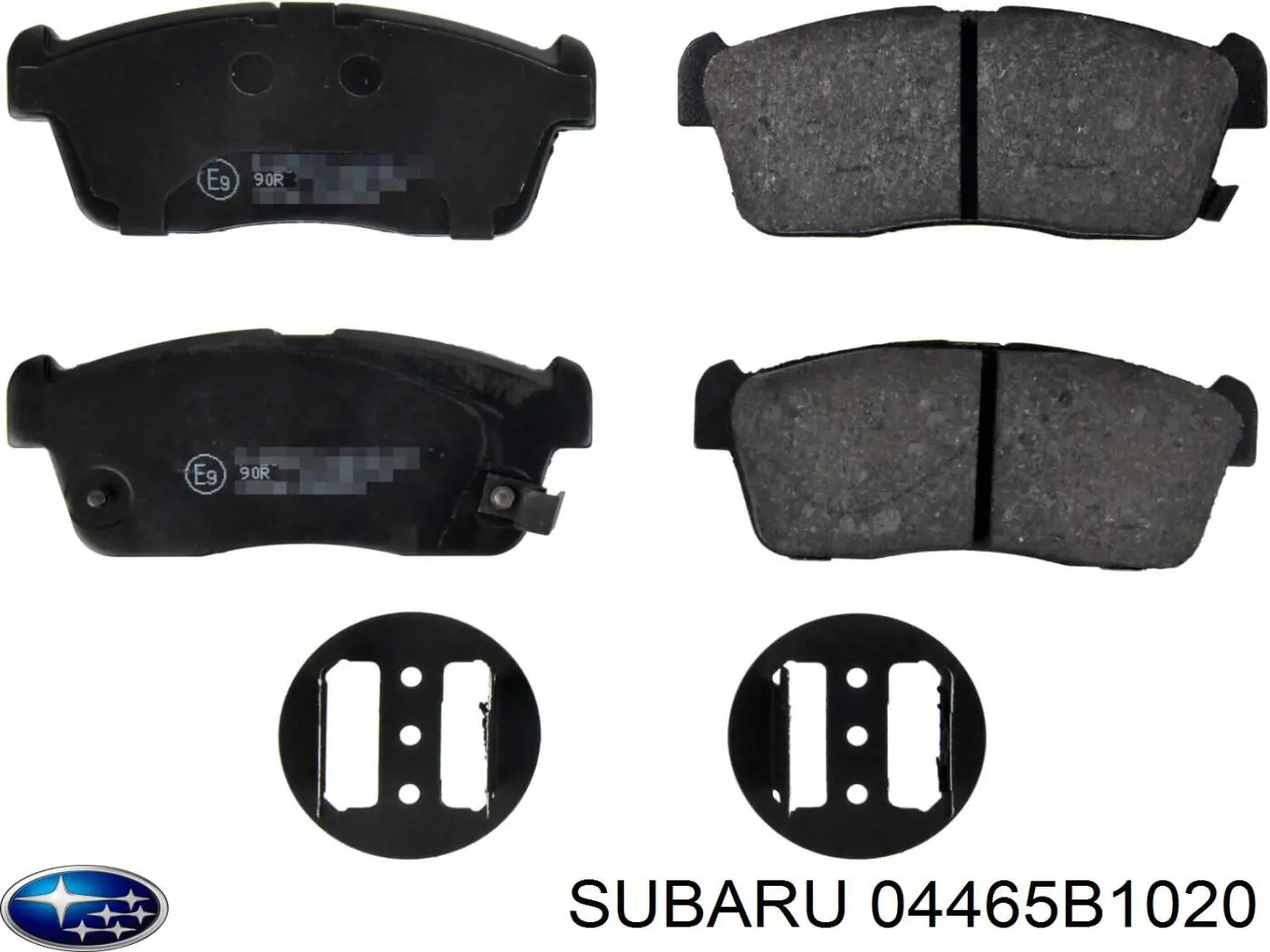 Передні тормозні колодки 04465B1020 Subaru
