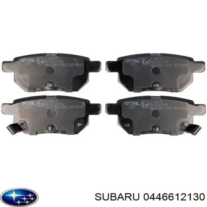 Купити 0446612130 Subaru Задні колодки