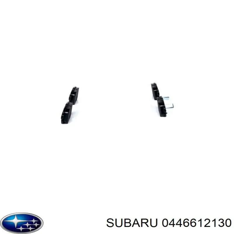 Задні гальмівні колодки Subaru 0446612130 ціна, від 17.32 USD