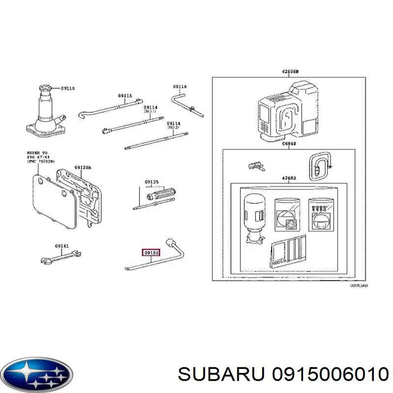  Subaru 0915006010 ціна, від 1.38 USD