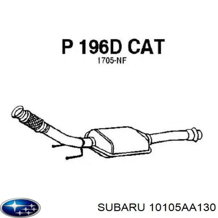 10105AA032 Subaru комплект прокладок двигуна, повний
