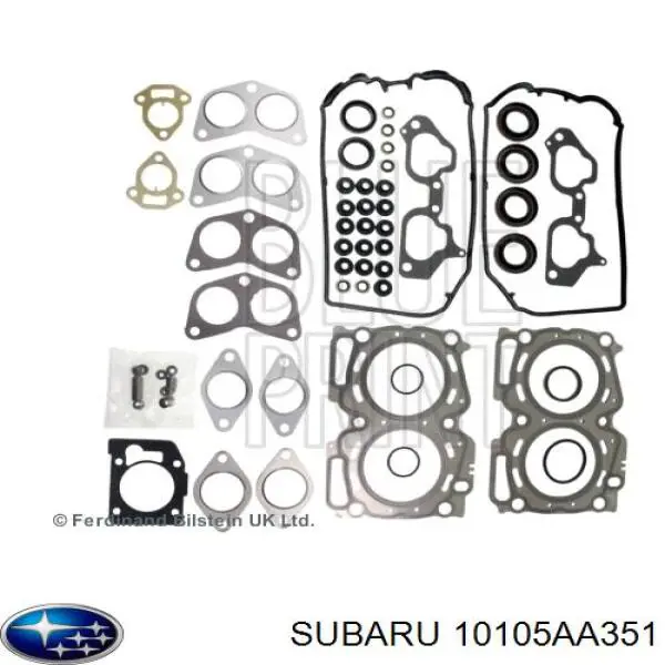 Комплект прокладок двигуна, повний Subaru 10105AA351 ціна, від 185.23 USD