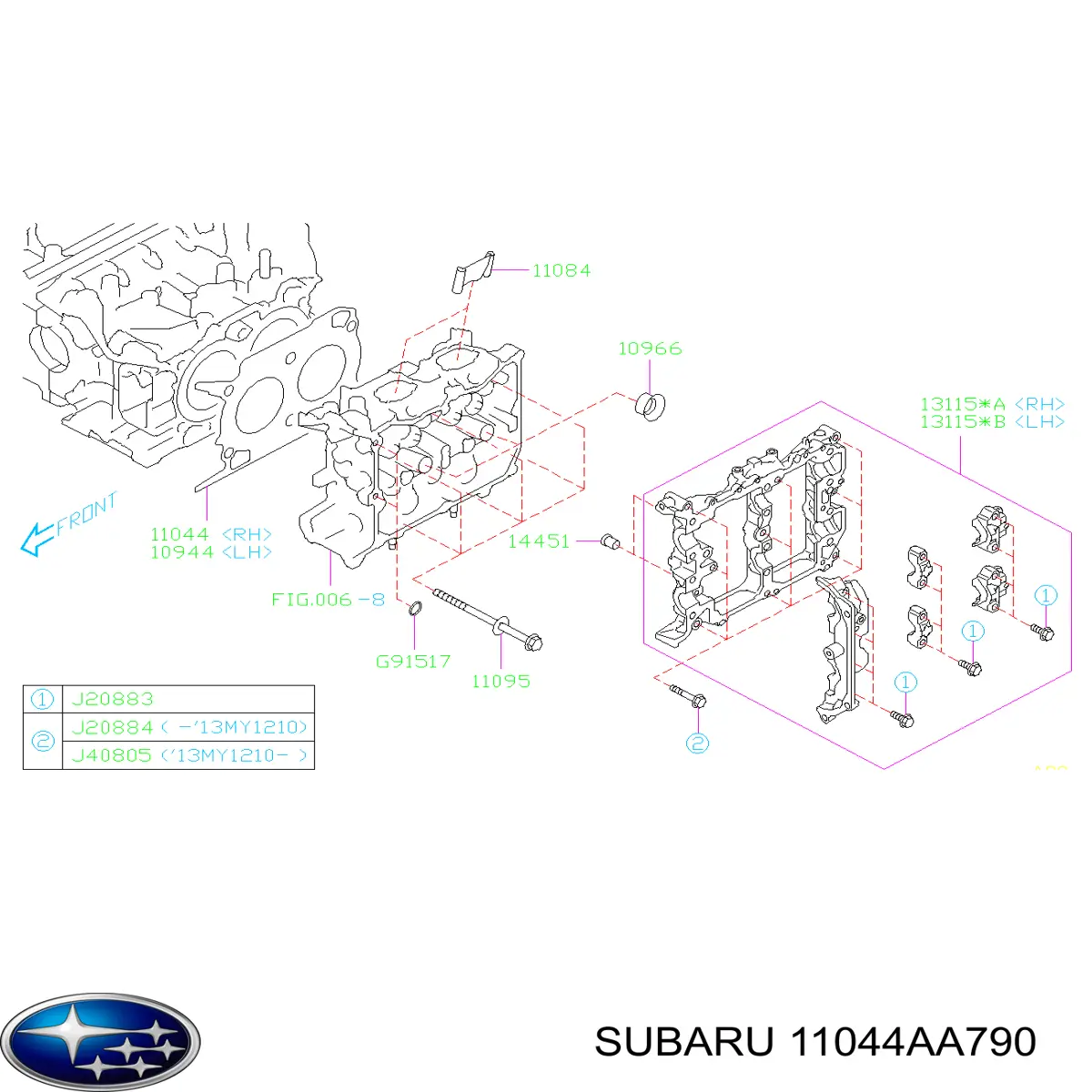 Прокладка головки блока циліндрів (ГБЦ), права NIPPON MOTORS HG831RS ціна, від 30.48 USD