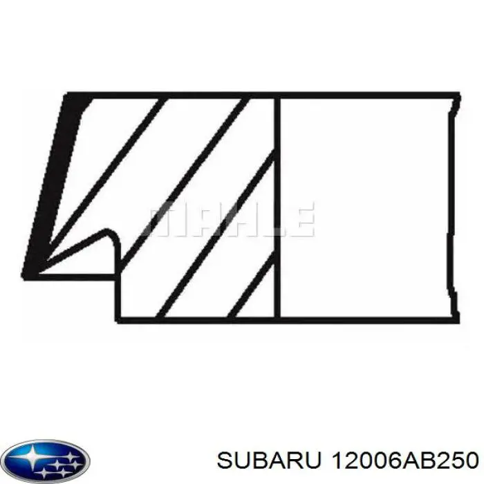 Поршень з пальцем без кілець, 1-й ремонт (+0,25) Subaru 12006AB250 ціна, від 63.33 USD